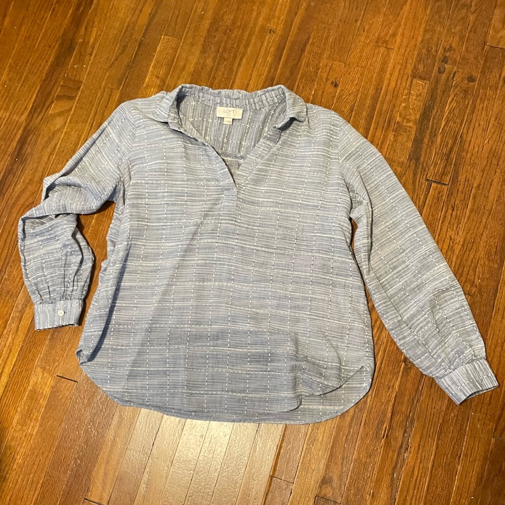 LOFT | Blue top